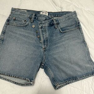 AGOLDE CRISS CROSS SHORTS